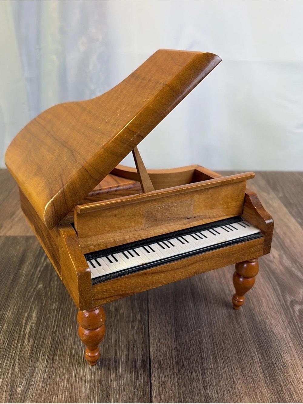 VTG Reuge Wood Grand Piano Music Box Doctor Zhivago Lara’s Theme Switzerland